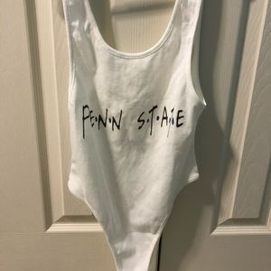 Penn State custom made body suit. Fits 2,4,6